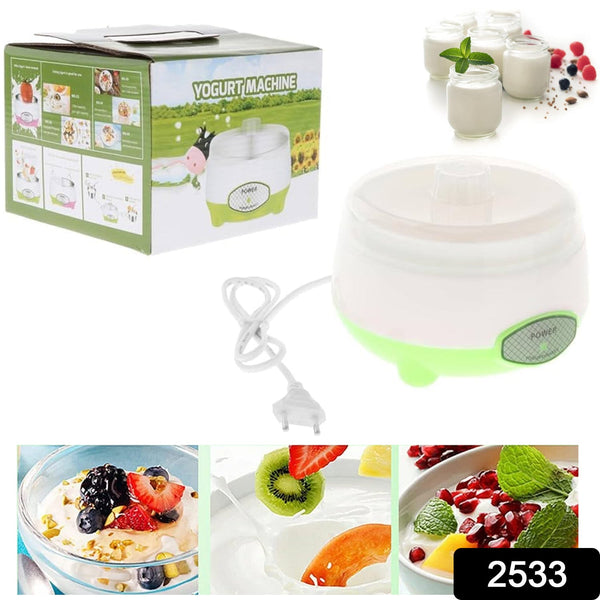 Yogurt Maker Machine, Plastic Container Electric Yogurt Maker