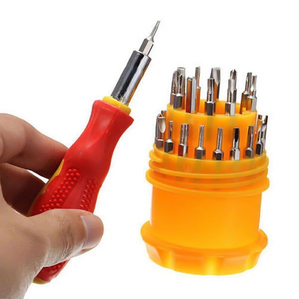 Screwdriver Set Steel 31 In 1 With 30 Screwdriver Bits Professional Magnetic Driver Set (Set Of 4pc)