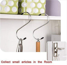 Heavy Duty S-shaped Stainless Steel Hanging Hooks - 5 Pcs