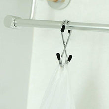 Heavy Duty S-shaped Stainless Steel Hanging Hooks - 5 Pcs