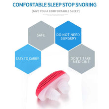 2 In 1 Anti Snoring And Air Purifier Nose Clip For Prevent Snoring And Comfortable Sleep (2 Pc)
