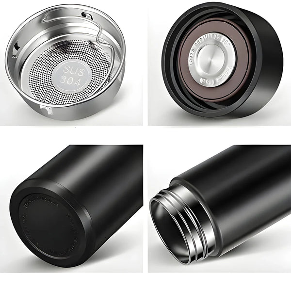 Smart Vacuum Insulated Water Bottle With Led Temperature Display