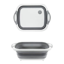 Foldable Chopping Board, Dish Rack Washing Bowl, Draining Basket (3in1 Multi-function)
