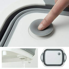 Foldable Chopping Board, Dish Rack Washing Bowl, Draining Basket (3in1 Multi-function)