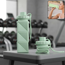 Premium Foldable Collapsible Water Bottle with Leakproof Cap (Mix Design)
