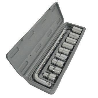 10 Pc 6 Pt. 38 In. Drive Standard Socket Wrench Set