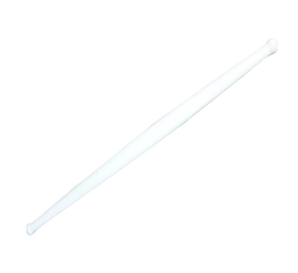 White plastic rolling pin for chapati making