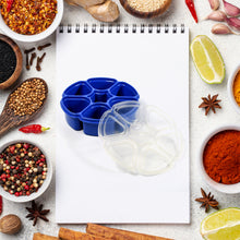 Unique Design Multipurpose Masala Spice Box Container Spice Box For Kitchen  Masala Container  ( Plastic 7 Section )