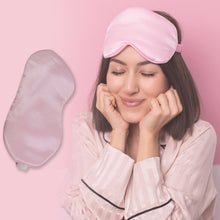 New Men Women Blindfold Soft Satin Sleep Mask Eye Mask Blind Fold Block Out Light For Travel Shift Work  Meditation (2 pc)