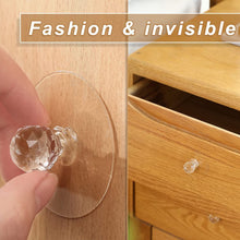 Clear Cabinet Drawer Knobs Hook Diamond Crystal Shaped Pulls Handles For Wardrobe Kitchen Cupboard Bathroom Dresser Furniture Door Window (6 Pc)