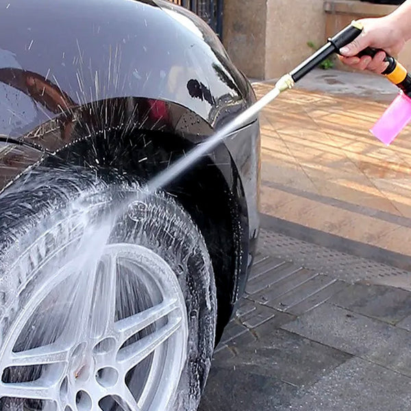Plastic Body Metal Trigger  Brass Nozzle Water Spray Gun For Water Pipe  Non-slip  Comfortable Grip  Multiple Spray Modes  Ideal Pipe Nozzle For Car Wash Gardening Other Uses