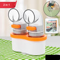 2-in-1 Seasoning Dispenser Set With Base