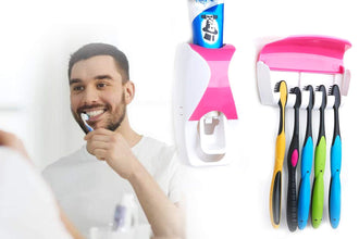 Toothpaste Dispenser  Tooth Brush With Toothbrush