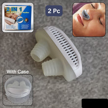 2 In 1 Anti Snoring And Air Purifier Nose Clip Anti Snoring Device (2 Pc, With Plastic Case)