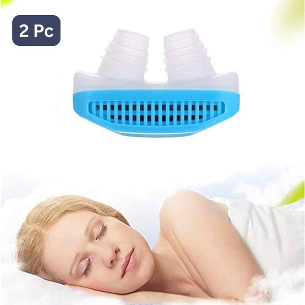 2 In 1 Anti Snoring And Air Purifier Nose Clip For Prevent Snoring And Comfortable Sleep (2 Pc)