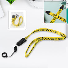 2 In 1 Lanyard Strap Usb Charging Cable (1 Pc)