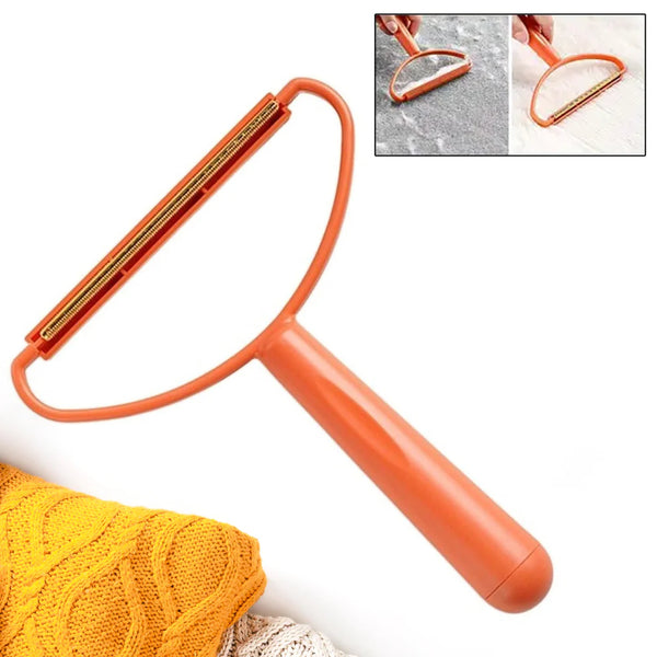 2 in 1 Portable Lint Remover At Home Use  Use For Removing Lint Dust In Furniture And Wool Clothes Sweater Carpet  Woolen Fabrics Brush Sticky Lint Roller With Long Handle (1 Pc)