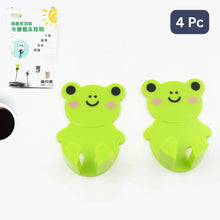 Plastic Adhesive Cable Plug Hook Bathroom Power Plug Socket Holder For  Office Home And Restaurant Use 4 Pc Set