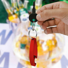 2 In 1 Compact Metal Bottle Opener With Keyring (2 Pc)
