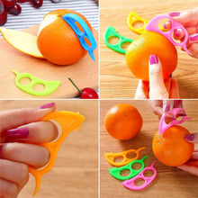 Orange Peeler With Transparent Pouch Bag Combo (10 Pcs)
