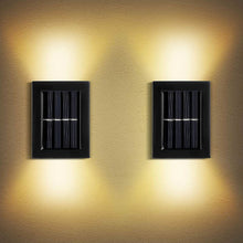 Solar Wall Lights Small Fence Lights Solar Powered Up Down Led Porch Light Garden Lights Outdoor Solar Landscape Lights Waterproof Light (1 Pc)