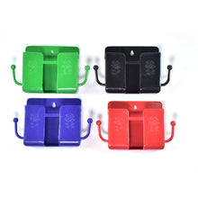 Wall Mounted Storage Box Remote Storage Organizer Case With 2 Side Hanging Hooks