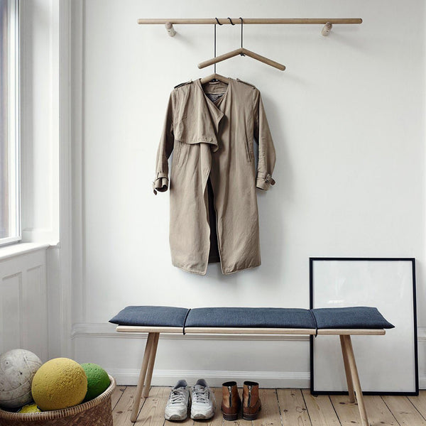 Wood Clothes Hanger Wooden Suit Hangers Coat Hangers (2 Pc)