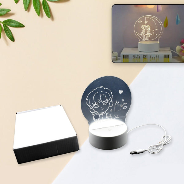 3d Led Night Light Desk Lamp Lighting Lamp Practical 3d Night Light Creative Dream Sleep Led Desk Lamp Bedroom Bedside Light