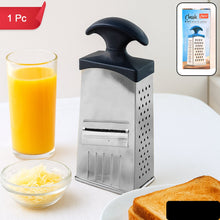 4-in-1 Stainless Steel Grater  Slicer With Handle