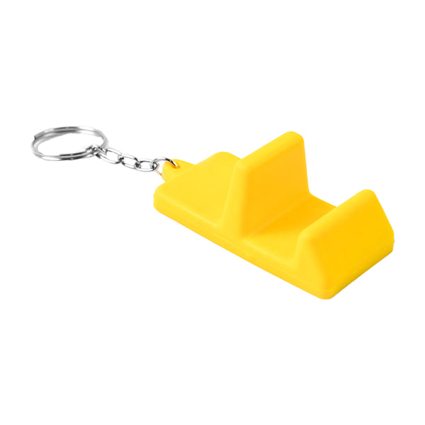Plastic 2-in-1 Mobile Stand Keychain (4 Pc)
