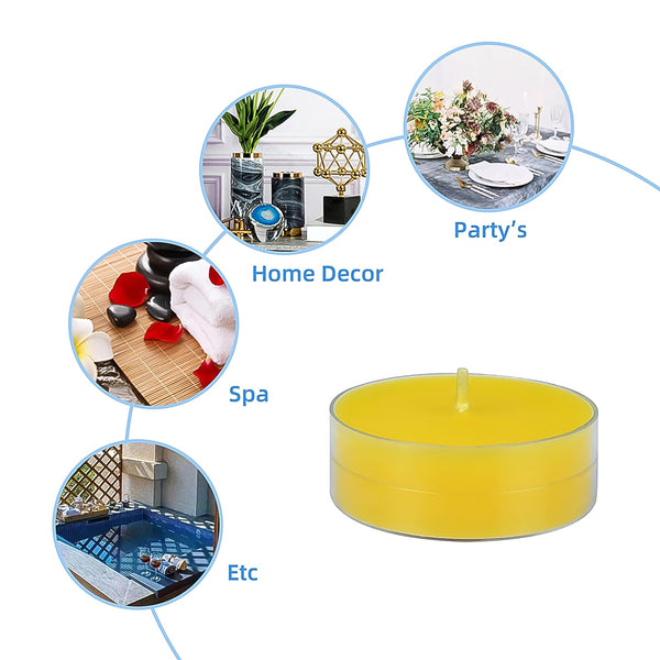 Tealight Diwali Candles For Home Decoration Smokeless Candles For Decorations Long Burning For Mood Dinners Parities Home Decoration Wedding Candle (5 Pc)