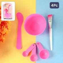 4 In 1 Facial Diy Skin Care Mask Mixing Bowl Stick Brush Gauge Spoon (4 Pcs Set)