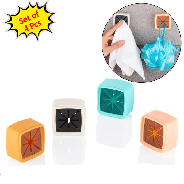 4 Pc Towel Holder Mostly Used In All Kinds Of Bathroom Purposes For Hanging And Placing Towels For Easy Take-in And Take-out Purposes.