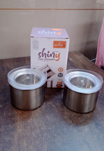 Multipurpose Stainless Steel Airtight Containers with See Through Lid (2 Pc / 500 ML)