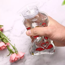 Transparent Multi Design Small Hot Water Bag With Cover For Pain Relief Neck Shoulder Pain And Hand Feet Warmer Menstrual Cramps.