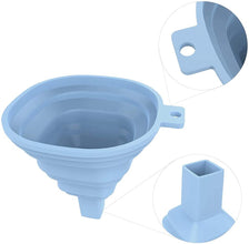 Compact and foldable silicone kitchen funnel