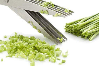 Multifunction Vegetable Stainless Steel Herbs Scissor With 5 Blades