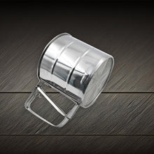 Flour Sifter Stainless Steel Shaker Creation Baking Stainless Steel Shaker Sieve Cup Manual Flour Sifter With Measuring Scale Mark Flour Sifter Flour Sieve Multipurpose Handheld For Hotel For Kitchen Home