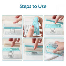 2-in-1 Portable Soap Dish Soap Dispenser With Roller And Drain Holes Multifunctional Soap Holder Foaming Soap Bar Box For Home Kitchen Bathroom