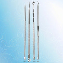 Blackhead Remover 4-in-1 Stainless Steel Pimple Extractor Tool (1 Set)