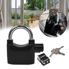 Plastic Body Waterproof Siren Alarm Smart Alarm Lock 3 Keys (1 Set)