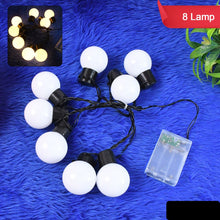 8 Led String Lights 3 Battery Operated (1 Pc  Battery Not Included)