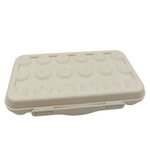 18 Grid Egg Holder Storage Shock-proof Egg Container With Buckle Egg Carrier Egg Tray Egg Shelter Effective Full Seal Egg House Use For Fridge Camping Kitchen