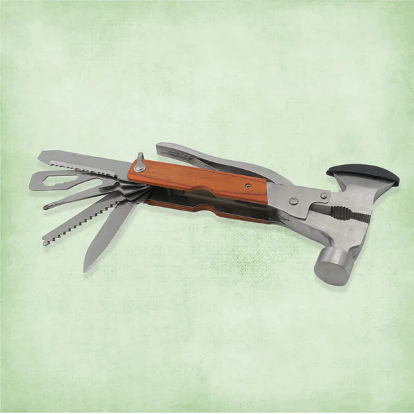 All-in-One Hammer Multitool with Screwdriver and Opener