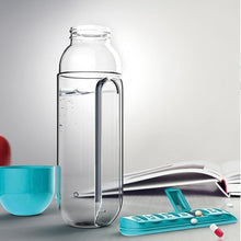 Pill Vitamin Bottle Water Bottle Multi Functional Use For Traveling  Outdoor Use Water Bottle Travelling Kit Summer Special Bottle (600 Ml   Mix Color )