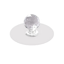Clear Cabinet Drawer Knobs Hook Diamond Crystal Shaped Pulls Handles For Wardrobe Kitchen Cupboard Bathroom Dresser Furniture Door Window (6 Pc)