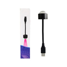 Usb Star Night Light Projector And Mini Disco Ball Light Adjustable Auto Roof Interior Car Ceiling Lights Flexible Atmosphere Strobe Light Decorations For Bedroom Car Party Ceiling