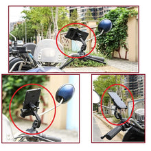 Full Metal Body Bike Scooty 360 Degree Rotating Mobile Holder Stand For Bicycle Motorcycle Scooty For Maps And Gps Navigation Fits All Smartphones (1 Pc)