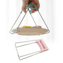 Kitchen Tongs Bowls Clip Wear resistant Bowls Plates Clip Lifter For Restaurants For Kitchen (1 Pc)