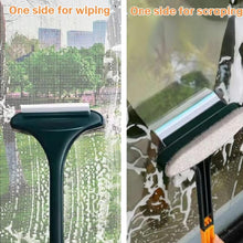Brush 2 In 1 Mesh Cleaning Brush Wiper With Extended Handle Window Cleaning Brush Net Cleaner magic Window Cleaner Brush Window Mesh Cleaner (1 Pc)